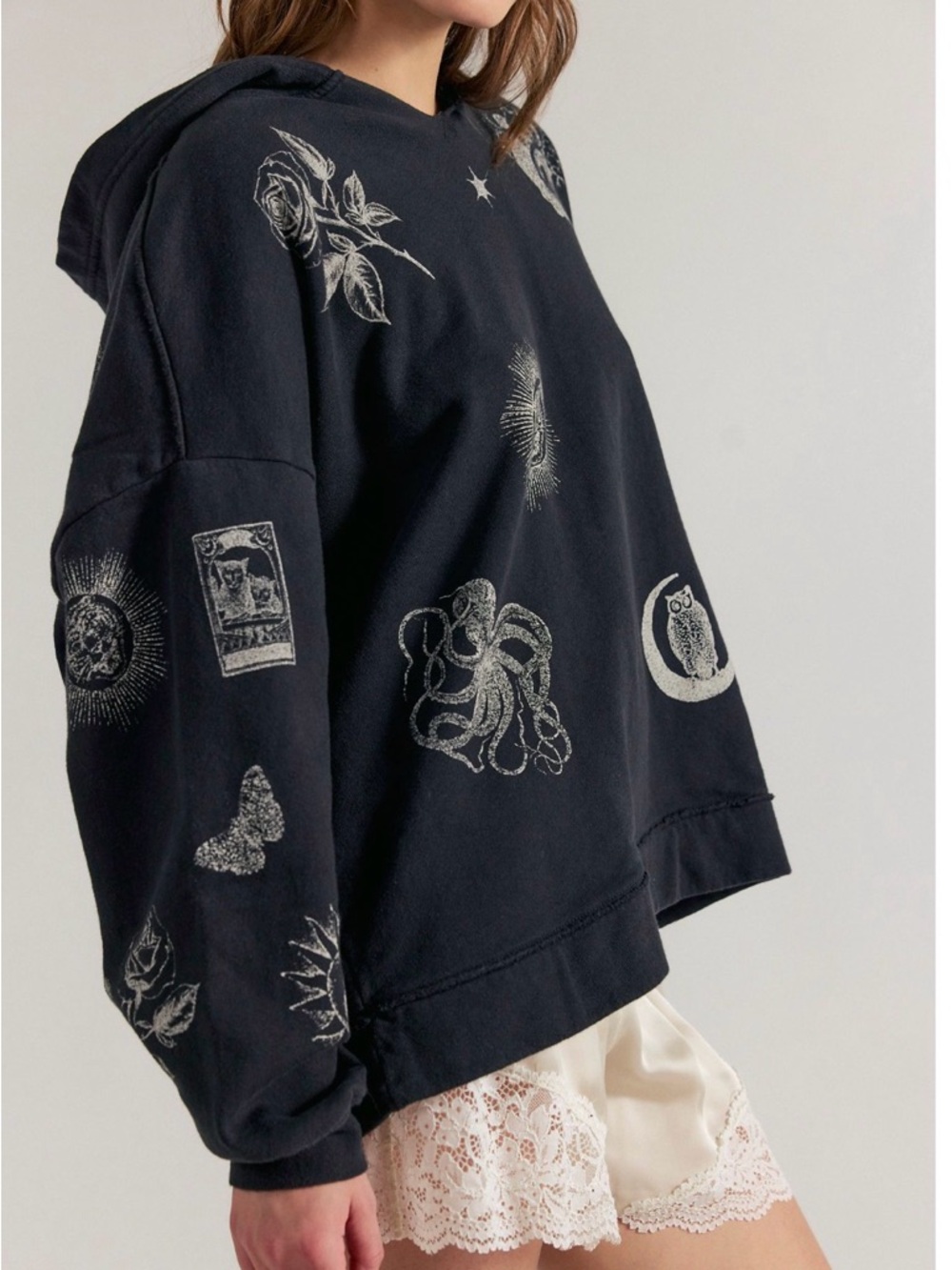 NWT Free People Ragabond Folklore Hoodie